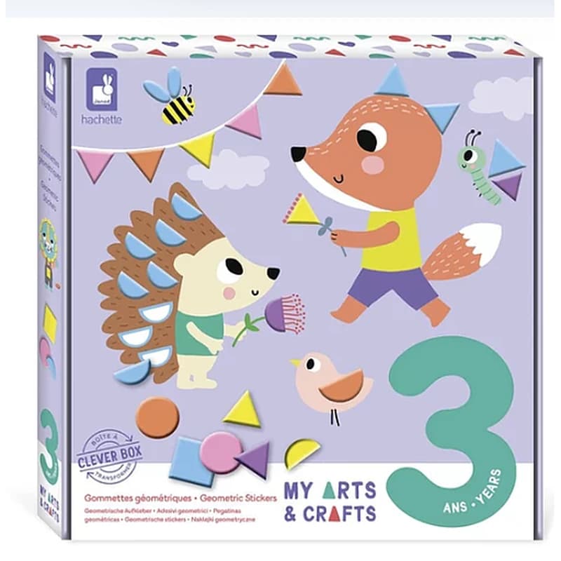 Gommettes géométriques - Art & Craft 3 ans
