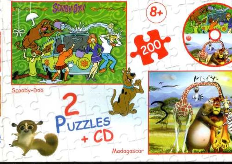 2 Puzzles +CD 100 Pièces