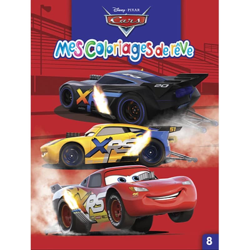 Mes coloriages de rêve n°8 : Cars