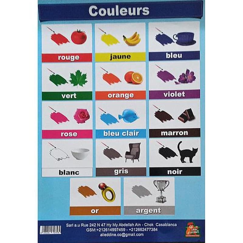 POSTERS LES COULEURS