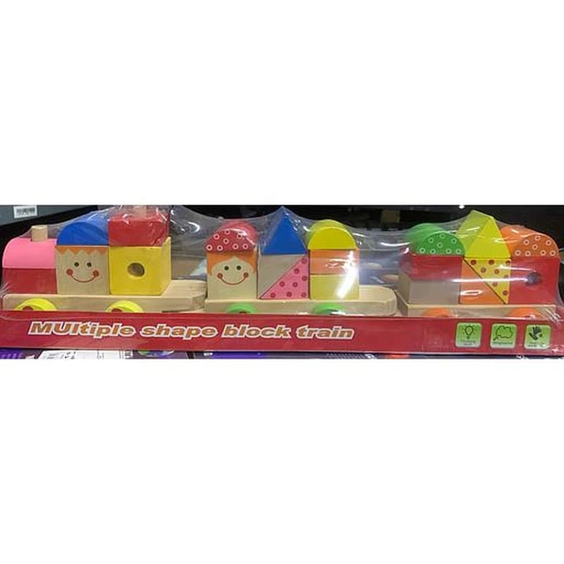 multiple shape block train