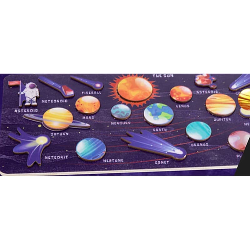 Wooden Solar System Puzzle