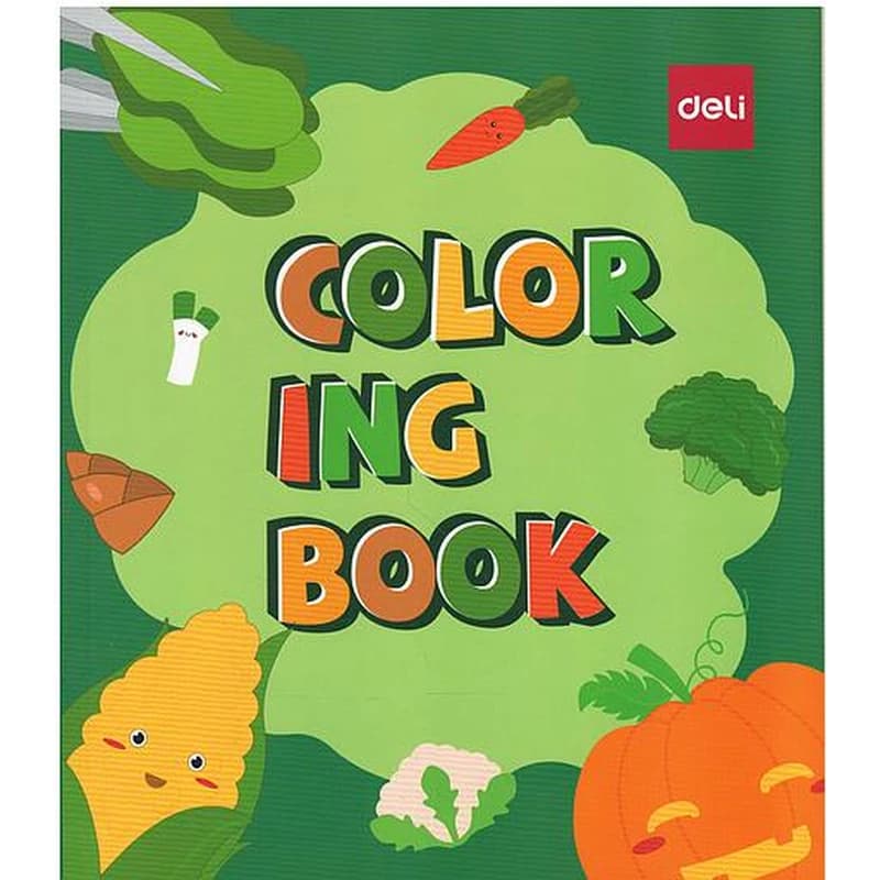 COLOR ING BOOK-VEGETABELS