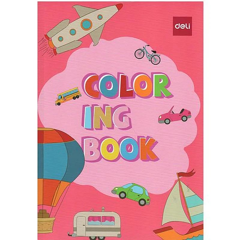 COLOR ING BOOK-VEHICLES