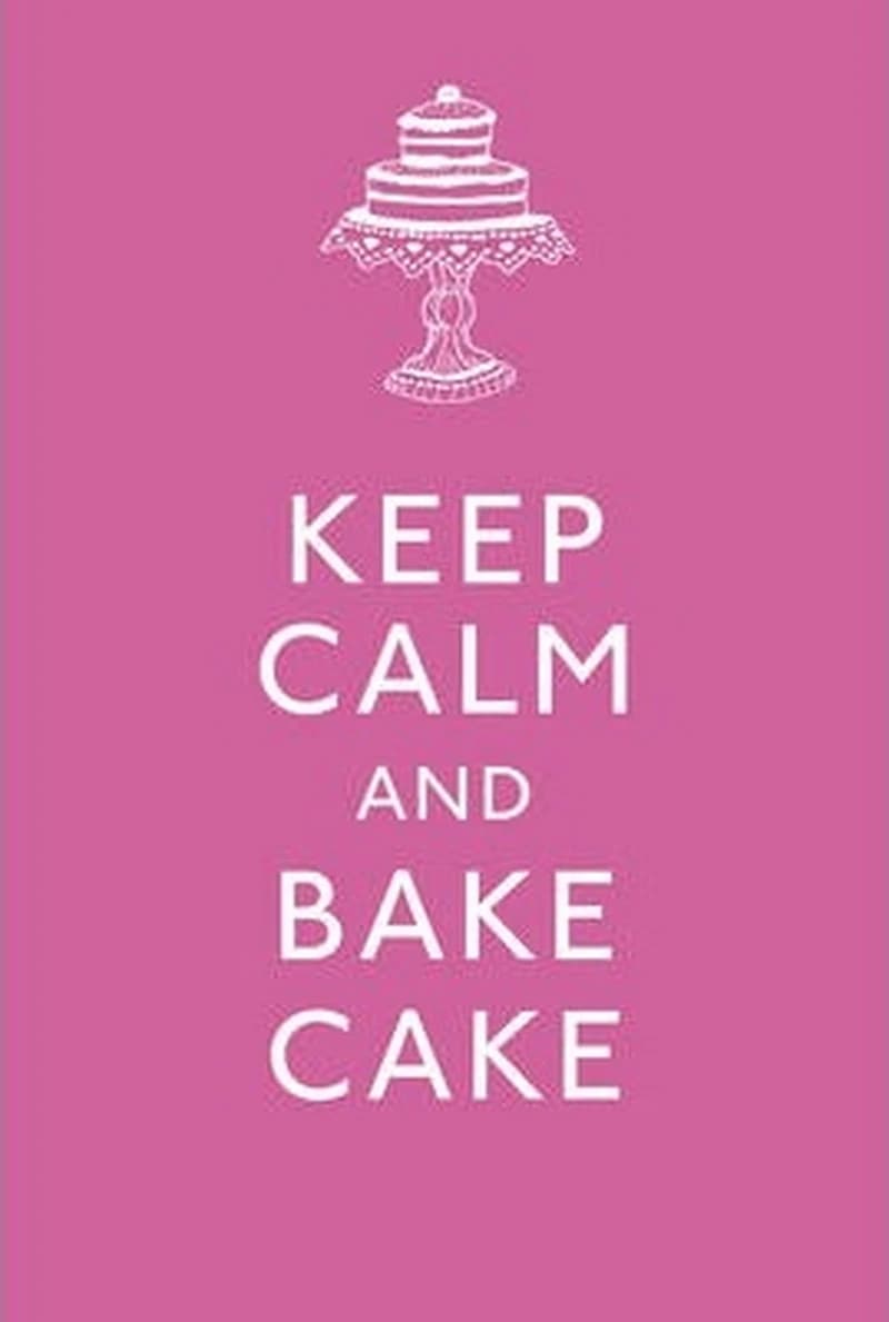 KEEP CALM &amp; BAKE CAKE