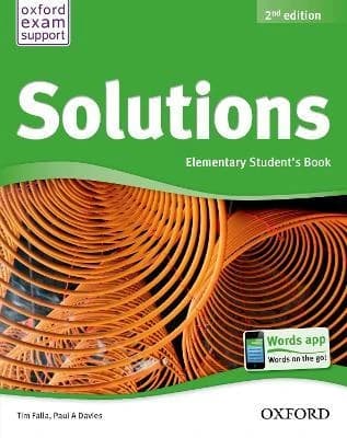 SOLUTIONS STUDENT'S BOOK ELEMENTARY