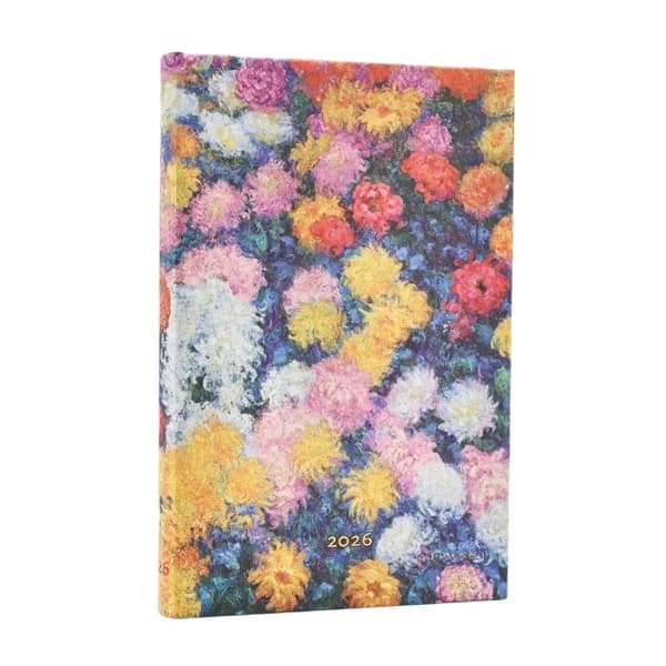 12 Mois 2026 Les Chrysanthèmes de Monet Mini Vertical