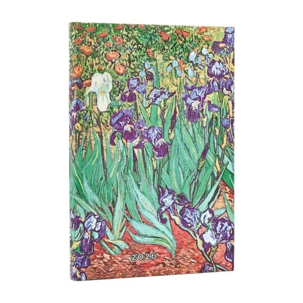 12 Mois 2026 Iris de Van Gogh Mini Vertical