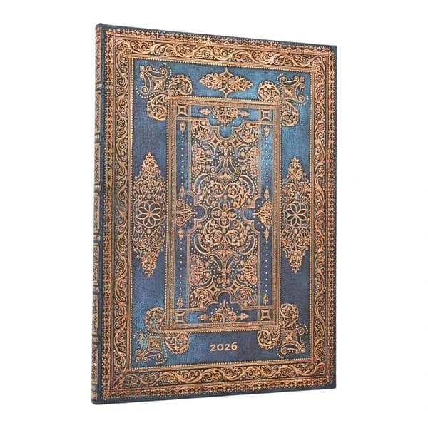 12 mois 2026 luxe bleu grand vertical