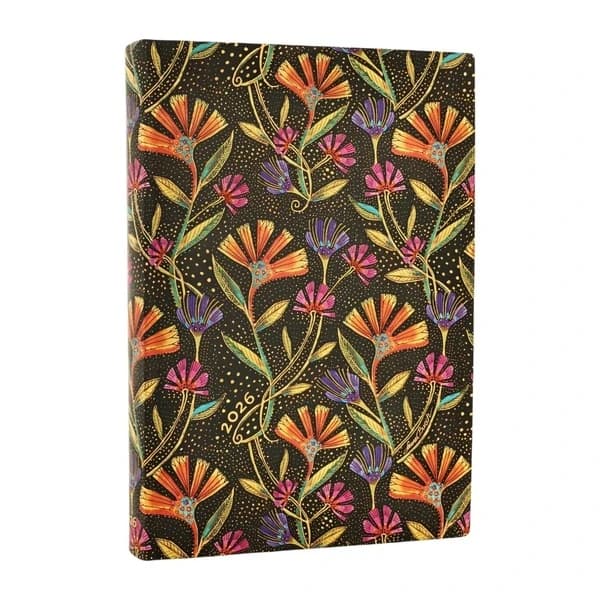12 mois flexi 2026 fleurs sauvages midi un jour par page