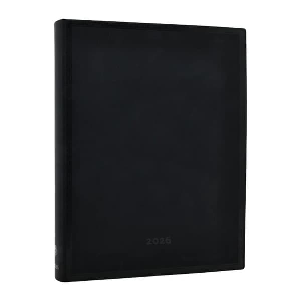 12 mois flexi 2026 black edition bold ultra un jour par page