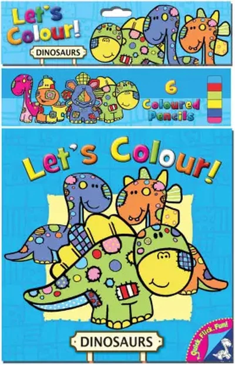 Let's Colour -Dinosaurs