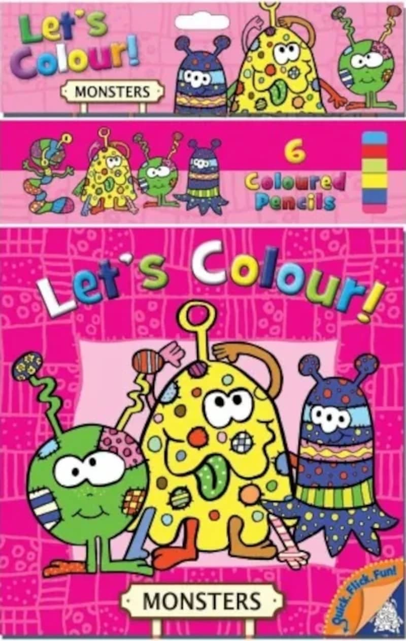 LET'S COLOUR - MONSTERS