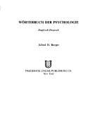 Dictionary of psychology : English-German = Wörterbuch der Psychologie : Englisch-Deutsch