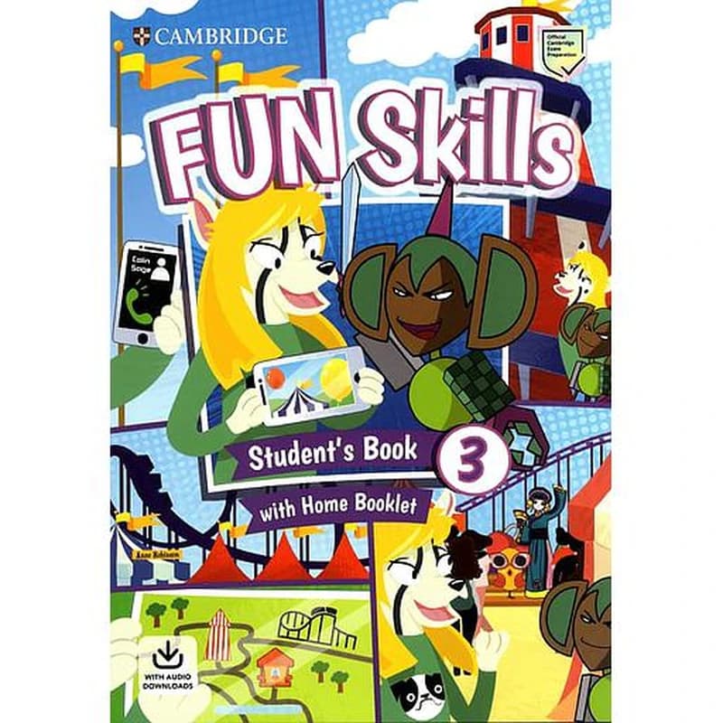FUN SKILLS 3 SBK+HOME BOOKLET & DOWNLOADABLE AUDIO