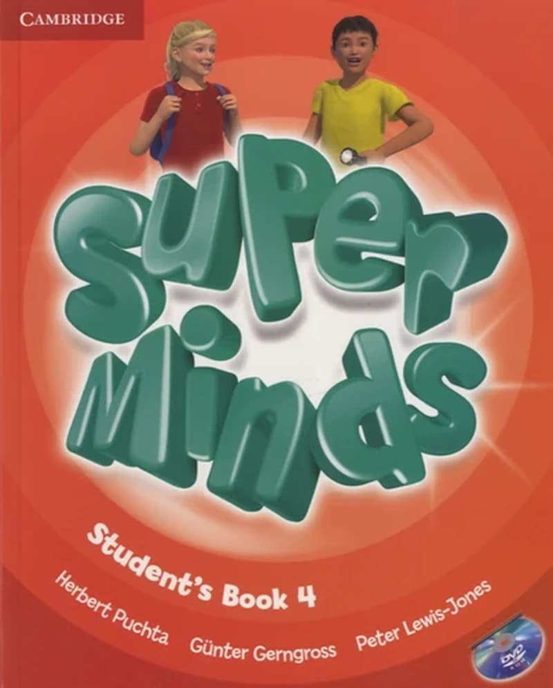 SUPER MINDS 4 STUDENT'S BOOK + DVD-ROM