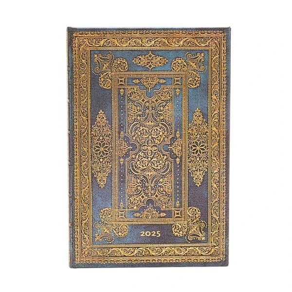 12-Mois 2025 Luxe Bleu Mini HOR