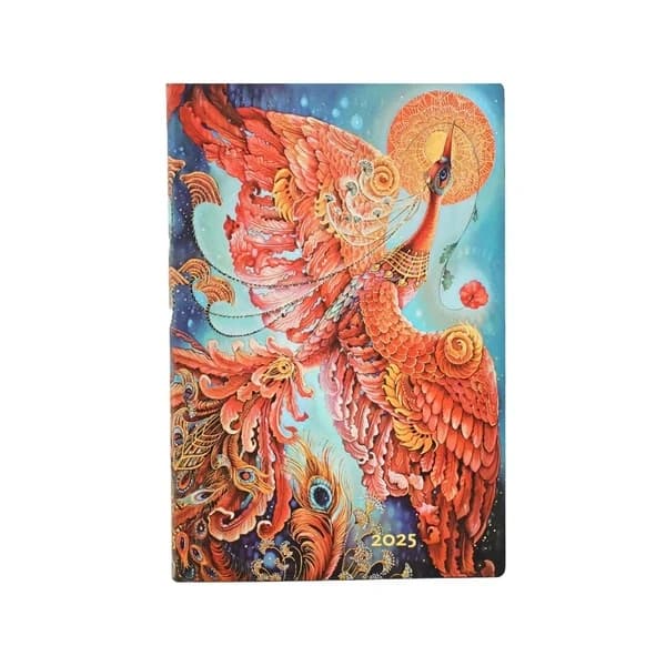 12-Mois Flexis 2025 Oiseau de Feu Mini HOR