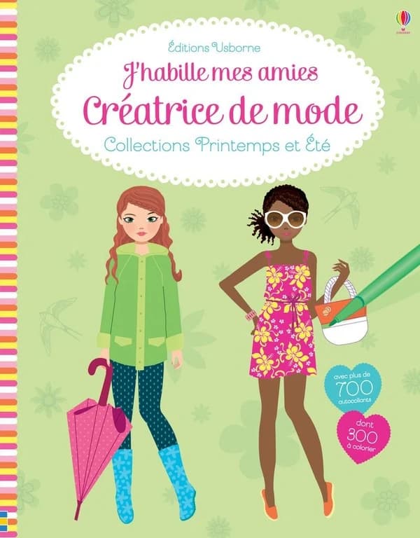 Collections Printemps et été : Avec plus de 700 autocollants dont 300 à colorier : [Autocollant]