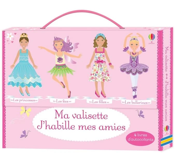 Ma valisette j'habille mes amies : [Autocollant]