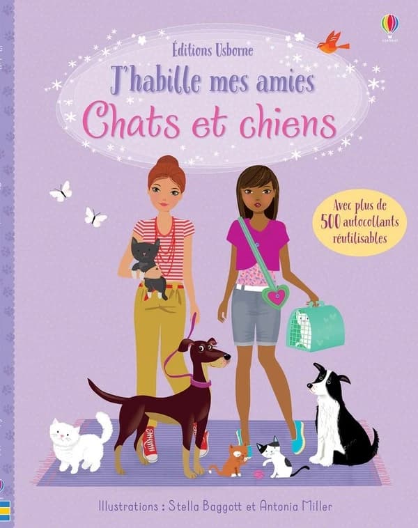 Chats et chiens : Avec plus de 500 autocollants réutilisables