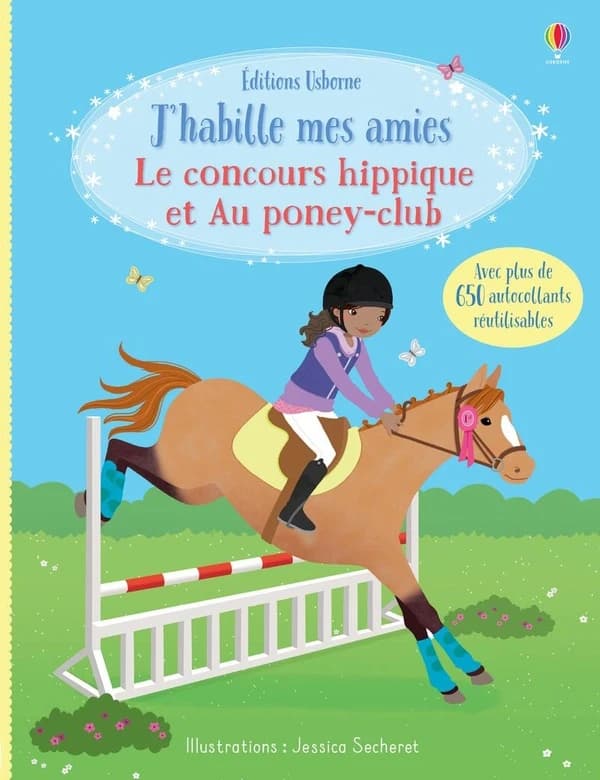 Le concours hippique et Au poney-club - Avec plus de 650 autocollants réutilisables