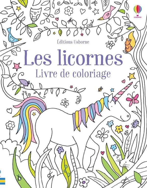Les licornes - Livre de coloriage