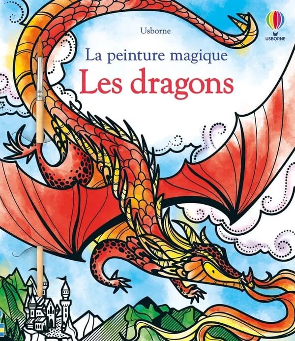 Les dragons : Avec un pinceau