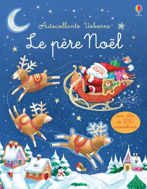 Le père Noël : premiers autocollants