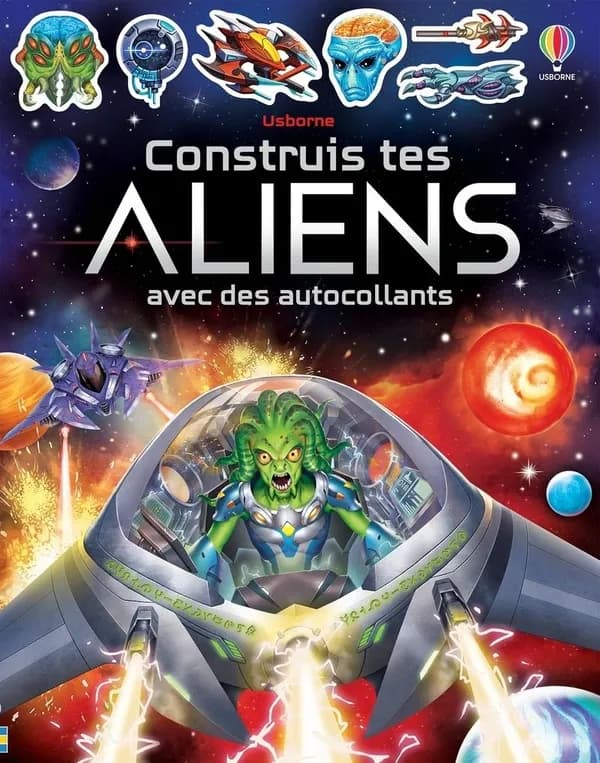 Construis tes extraterrestres avec des autocollants