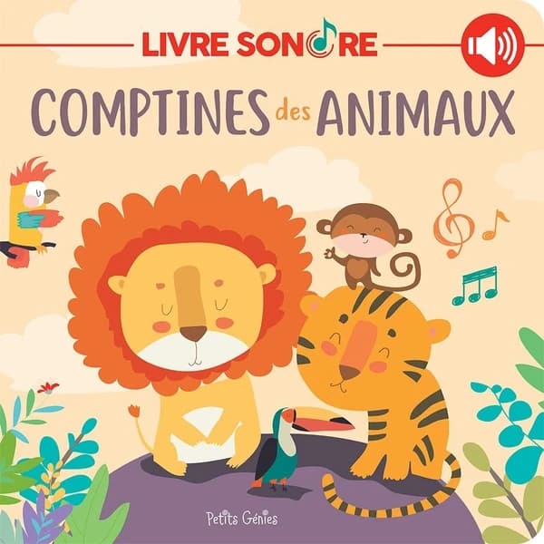 Comptines des animaux ; livre sonore