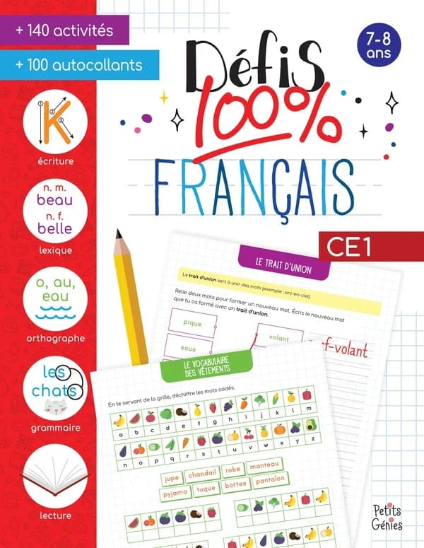 Défis 100% : français ; CE1