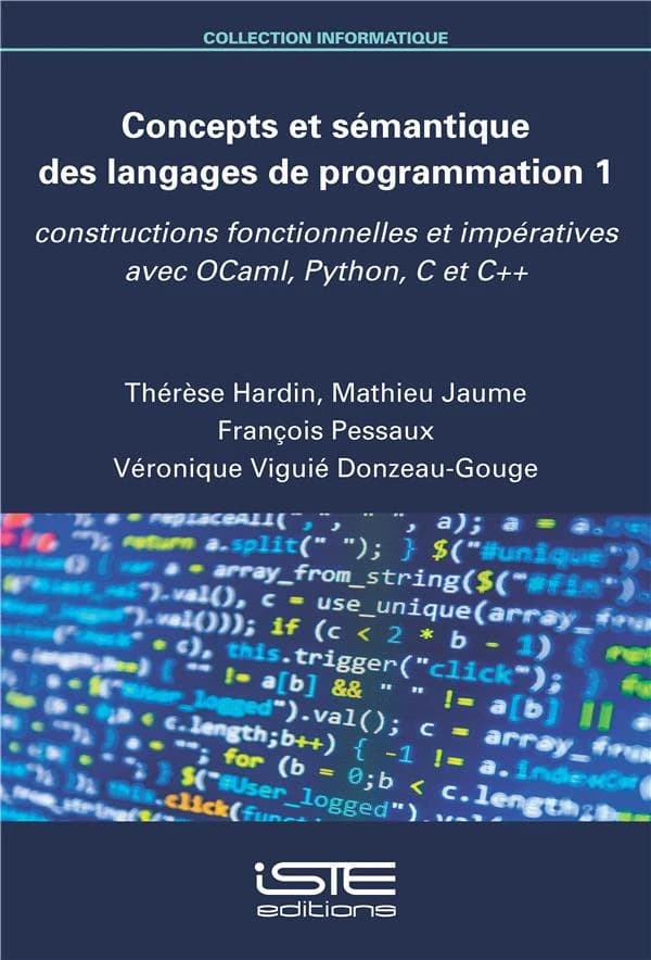Concepts et sémantique des langages de programmation