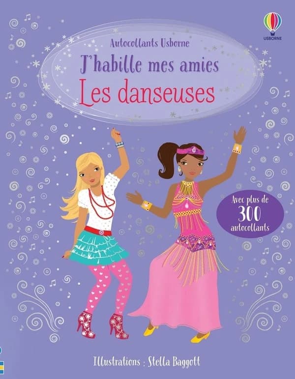 Les danseuses : Avec plus de 300 autocollants