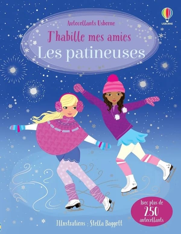Les patineuses : Avec plus de 250 autocollants