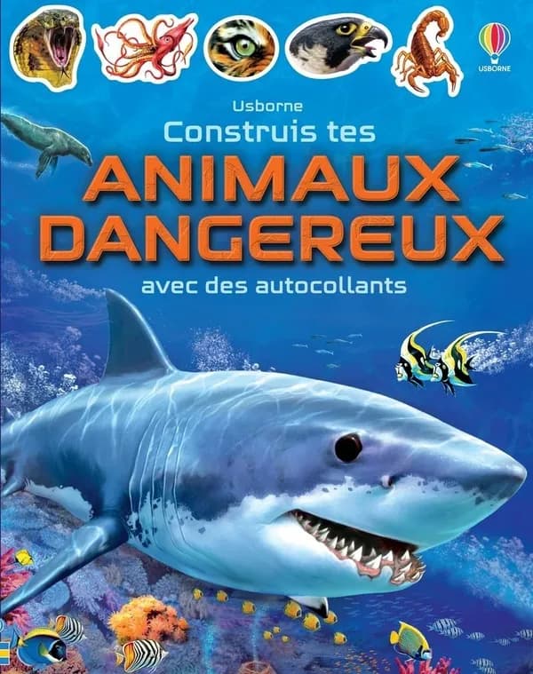 Construis tes animaux dangereux avec des autocollants