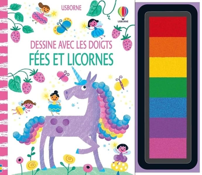 Fées et licornes : dessine avec les doigts
