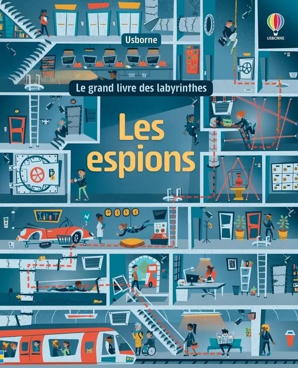 Les espions : le grand livre des labyrinthes