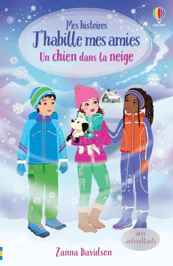 Mes histoires J'habille mes amies : un chien dans la neige
