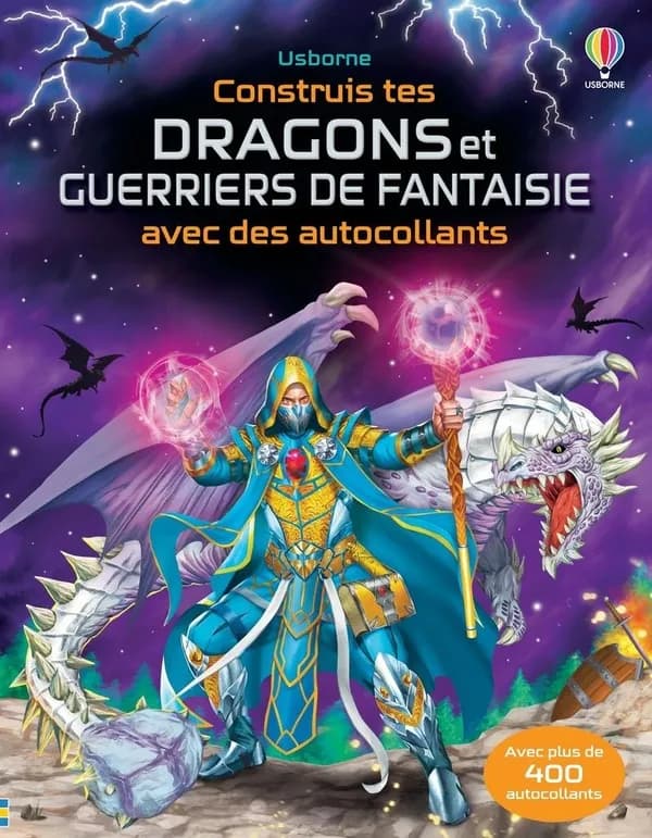 Construis tes dragons et guerriers de fantaisie avec des autocollants