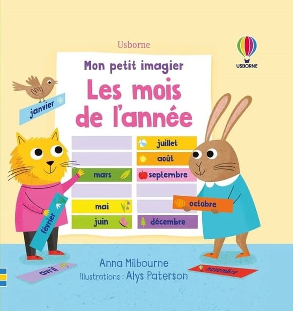 Mon petit imagier : les mois de l'année