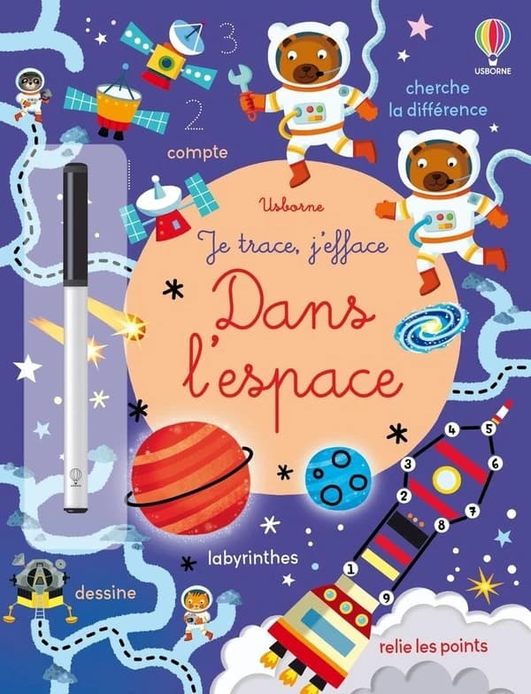 Je trace, j'efface : dans l'espace