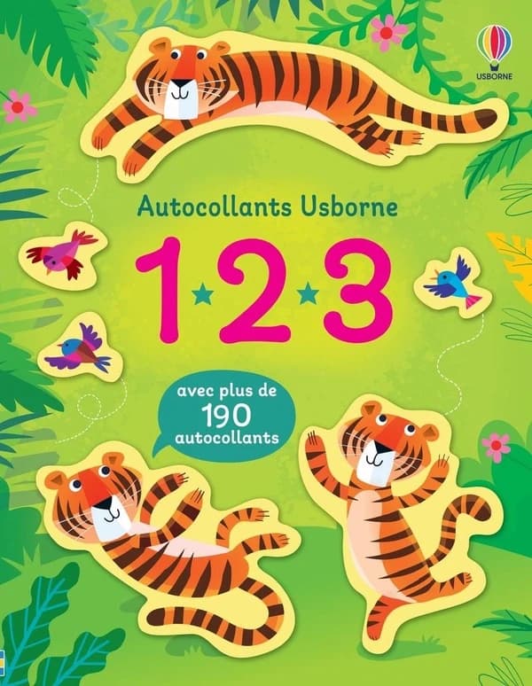 1-2-3 : Avec plus de 190 autocollants