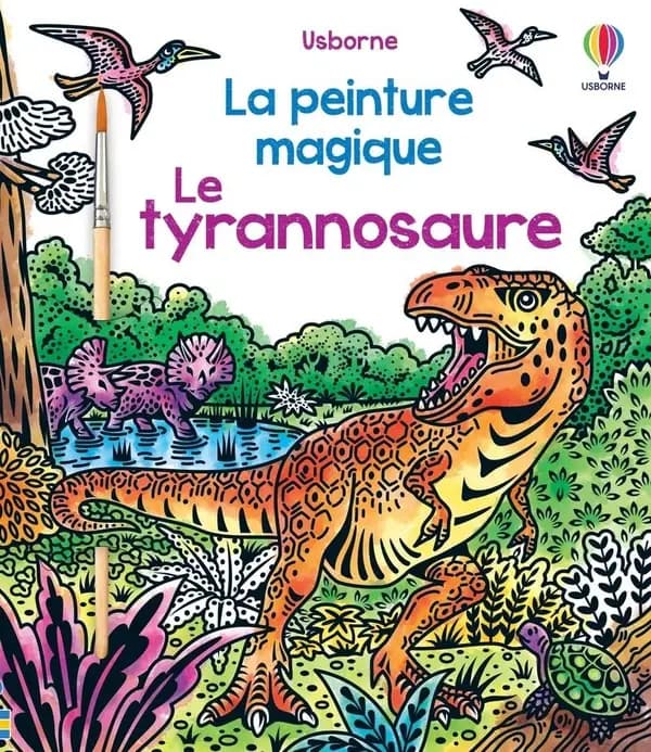 La peinture magique : le tyrannosaure