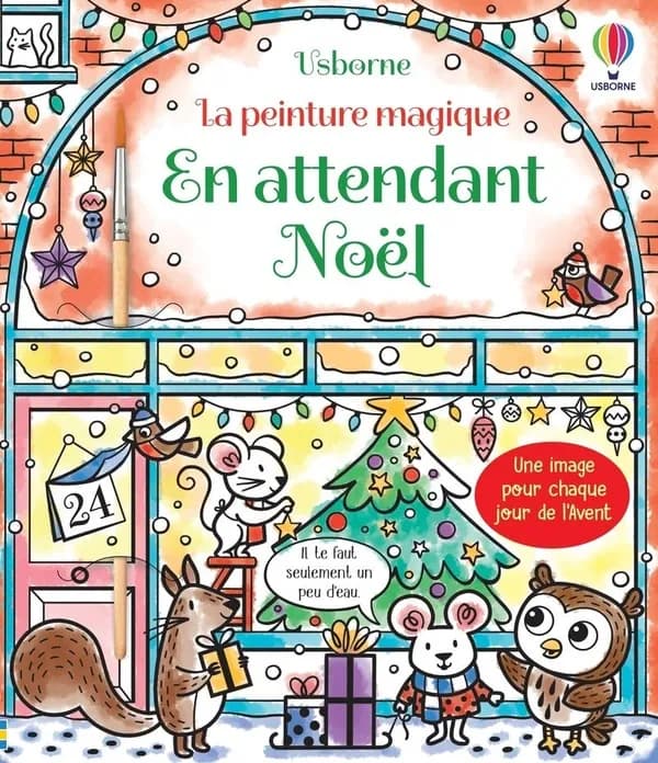 La peinture magique : En attendant Noël