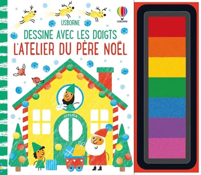 Dessine avec les doigts : L'atelier du père Noël
