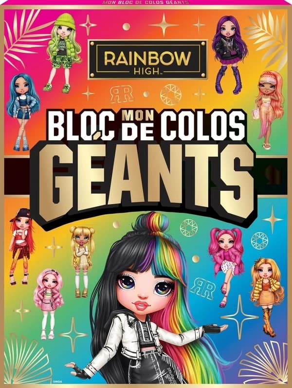 Rainbow High : mon bloc de colos géants : [Album à colorier]