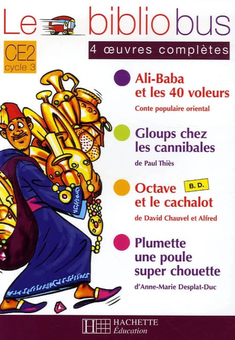 Le Bibliobus, CE2, cycle 3 : 4 oeuvres complètes