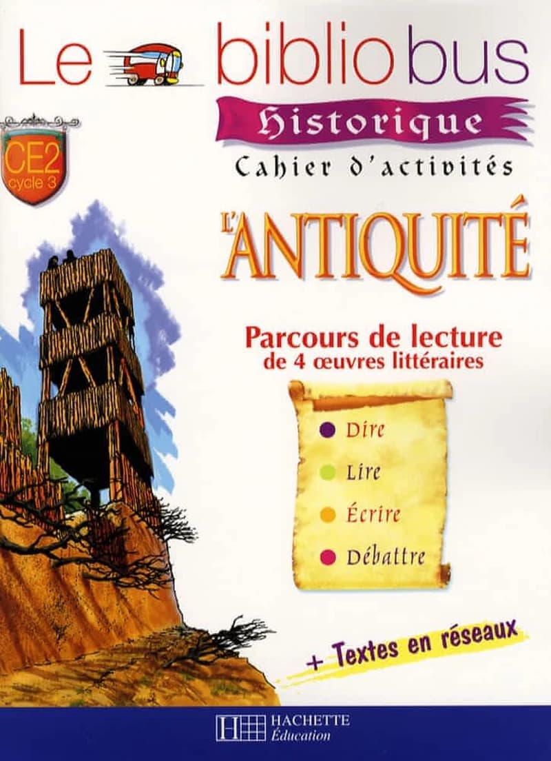 Le bibliobus historique, CE2, cycle 3 l'antiquité