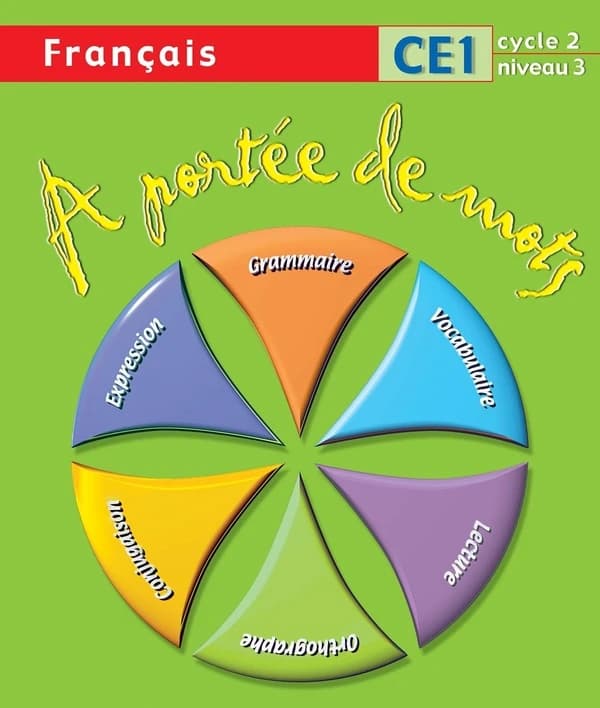 À portée de mots : français, CE1 : cycle 2, niveau 3 (Nouvelle éd., programmes 2008) Janine Leclec'h-Lucas, Jean-Claude Lucas,... Robert Meunier,...